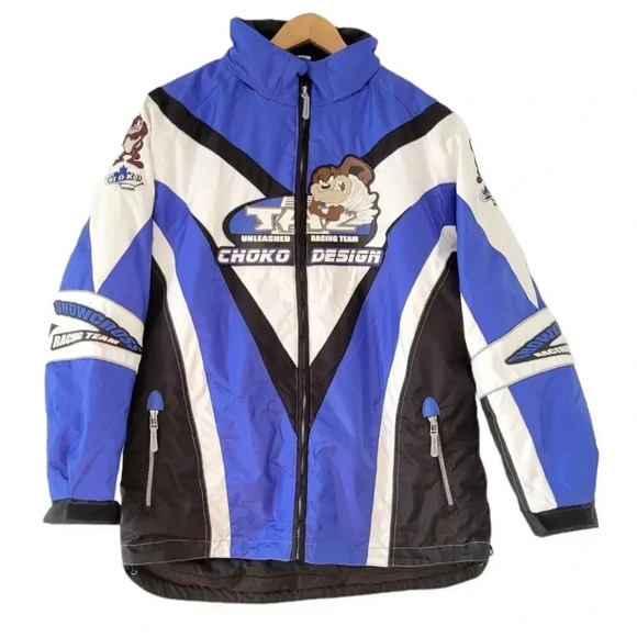 Choko Snow Winter Hood Snowmobile Junior Youth Warm Puffer Jacket Size 18. - Picture 2 of 15